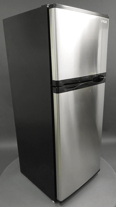 Unique 10 cu ft Solar DC Refrigerator Stainless