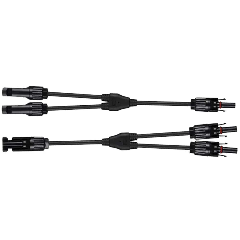 Ben's Deals Solar Accessories Eco-Worthy 12AWG 1 Pair Solar MC4 Y Parallel Branch Connectors MFF&FMM Pair