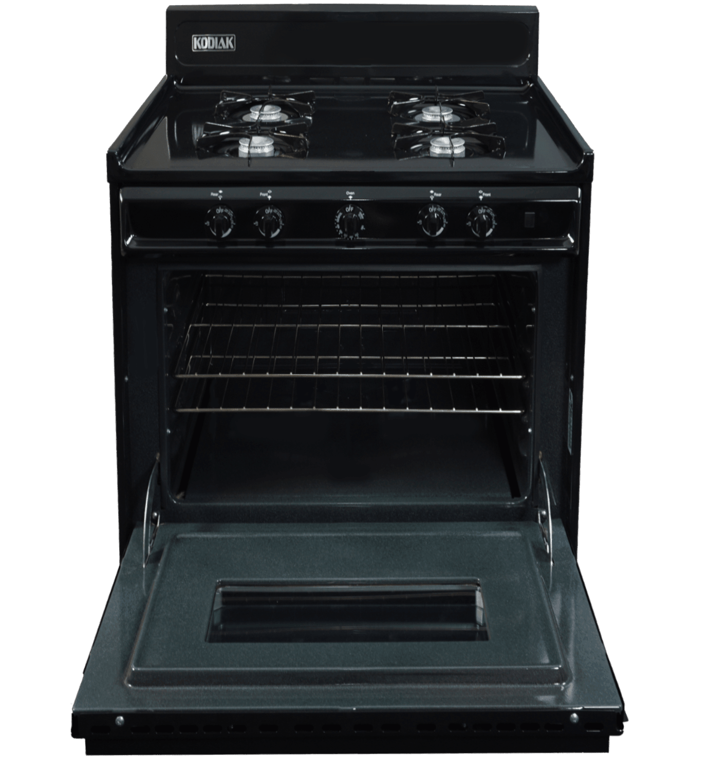 Ben's Deals Propane Range /Stove Kodiak 30" Propane Range (Black) Battery Ignition with Viewing Window TLM210-CPV