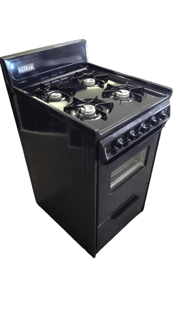 Ben's Discount Supply Propane Range /Stove Kodiak 20" Propane Range (Black) - Battery Ignition with Viewing Window TLM110-CPV