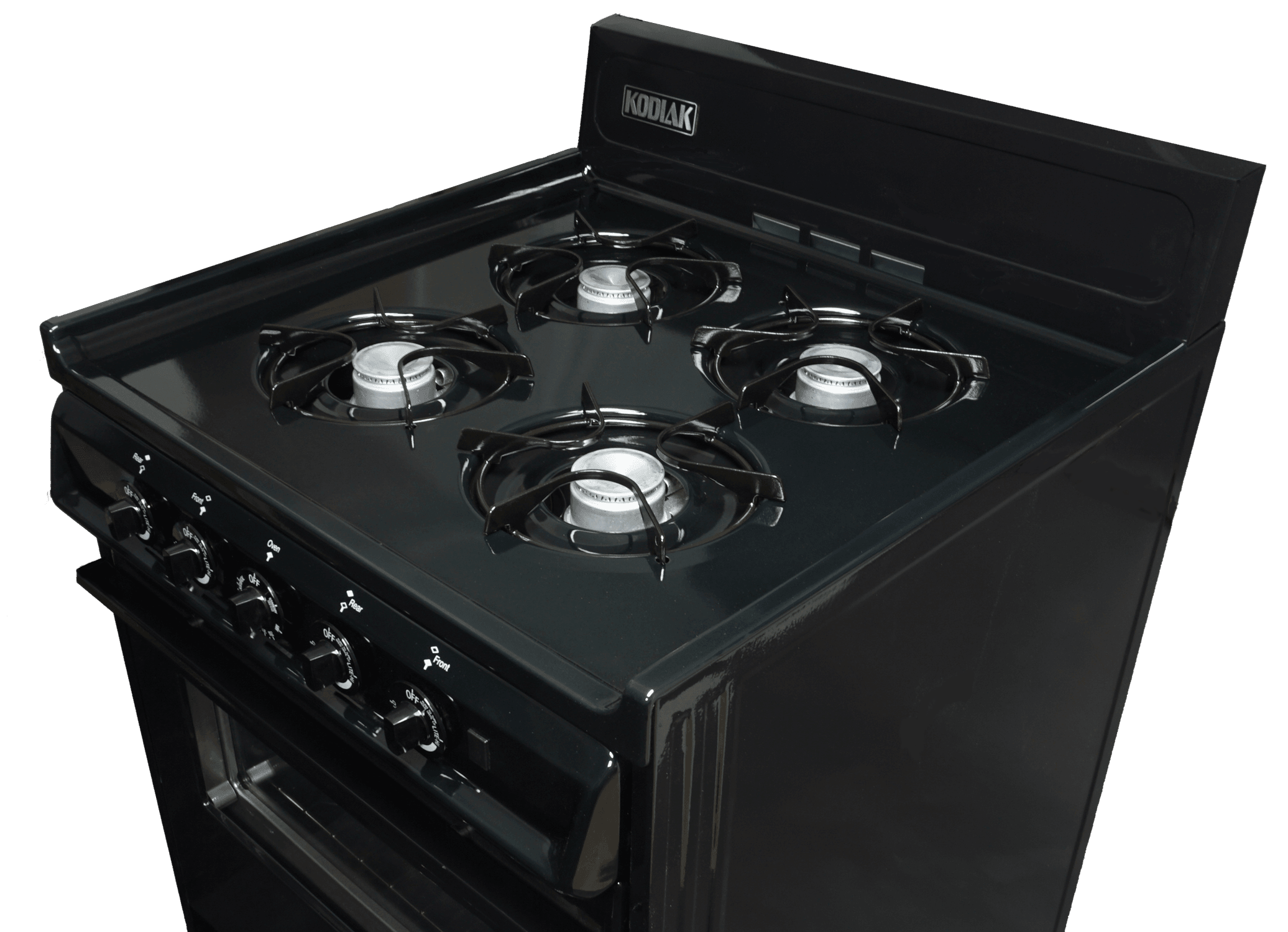 Ben's Discount Supply Propane Range /Stove Kodiak 24" Propane Range (Black) - Battery Ignition with Viewing Window TLM610-CPV
