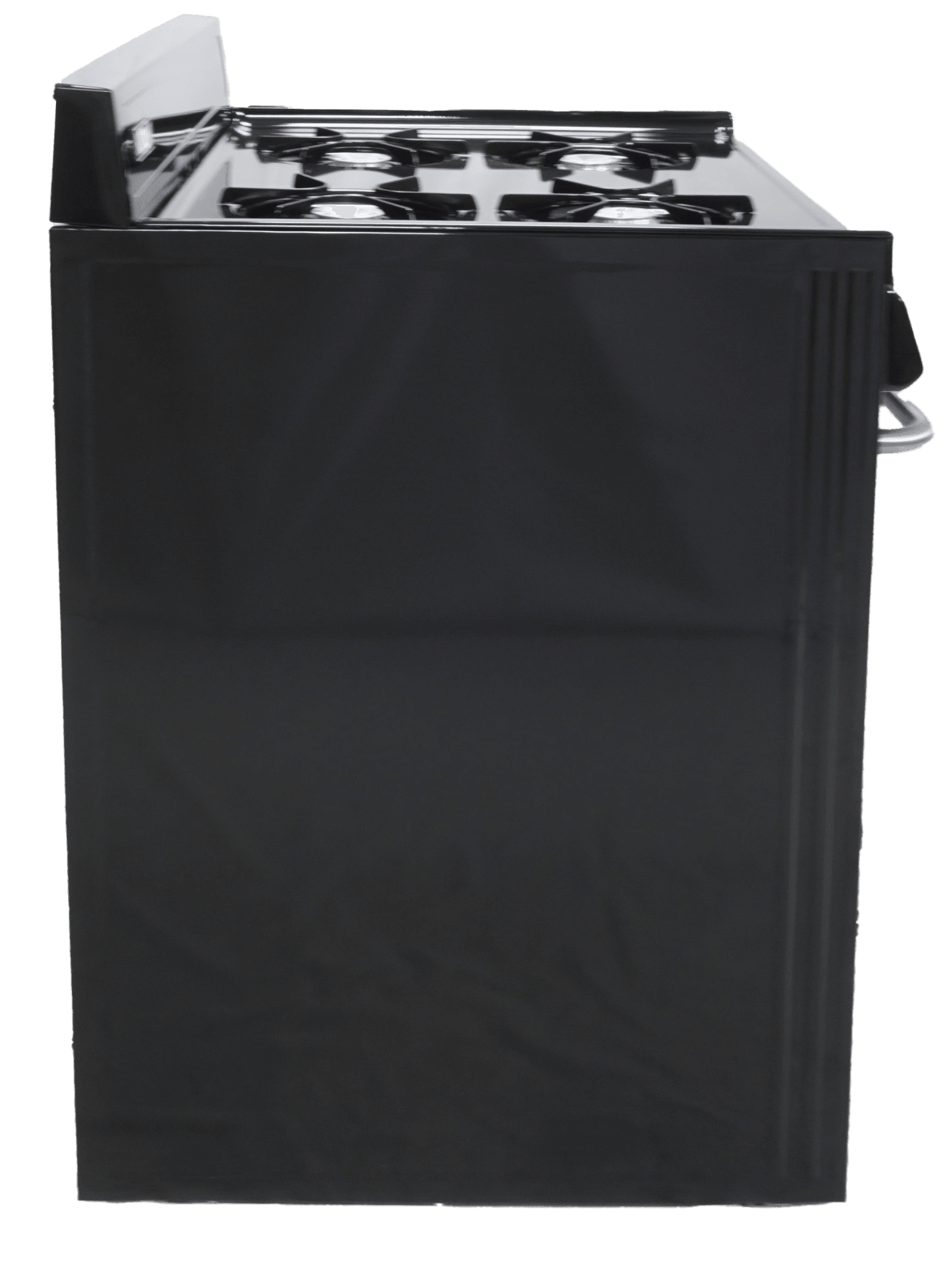 Ben's Discount Supply Propane Range /Stove Kodiak 30" Propane Range (Black w/Stainless Steel Front) Battery Ignition with Viewing Window TLM210-BPV