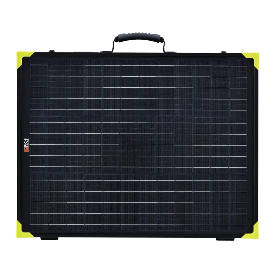 Ben&#39;s Discount Supply Solar Panels MEGA 100 Watt Portable Solar Panel Briefcase | Best 12V Panel for Solar Generators and Portable Power Stations | 25-Year Output Warranty - Free Shipping