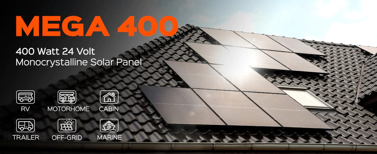 Ben&#39;s Discount Supply Solar Panels MEGA 400 Watt Monocrystalline Solar Panel | High Efficiency | Best Panel for Grid-Tie and Off-Grid- Free Shipping