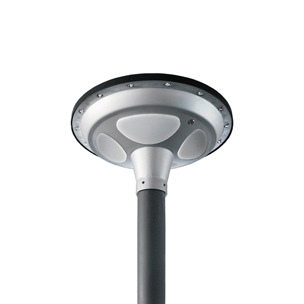Ben's Discount Supply Landscape Pathway Lighting UFO All-In-One Post Top Garden/Street Solar Light