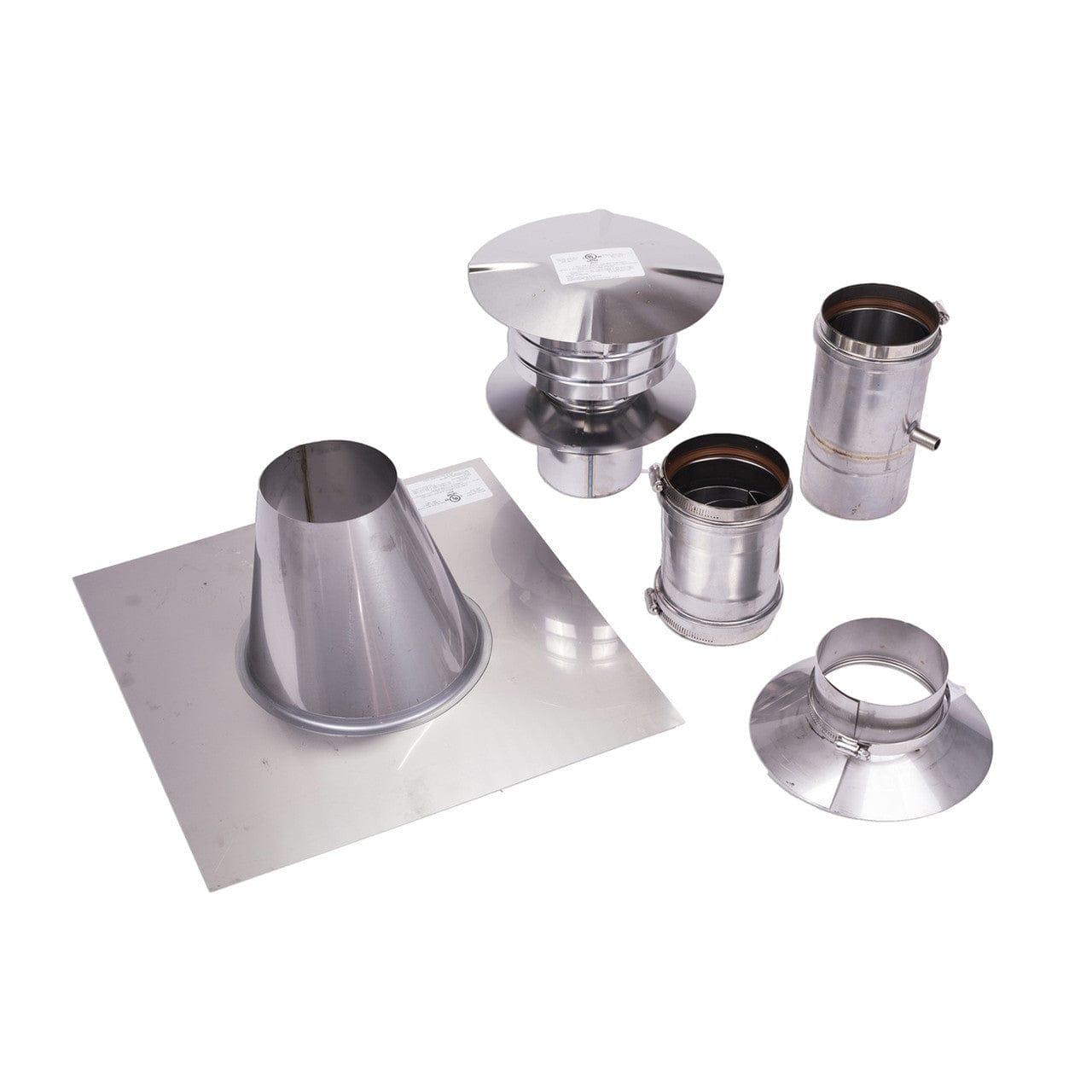 Eccotemp Heaters Eccotemp 4" Vertical Stainless Steel Water Heater Vent Kit