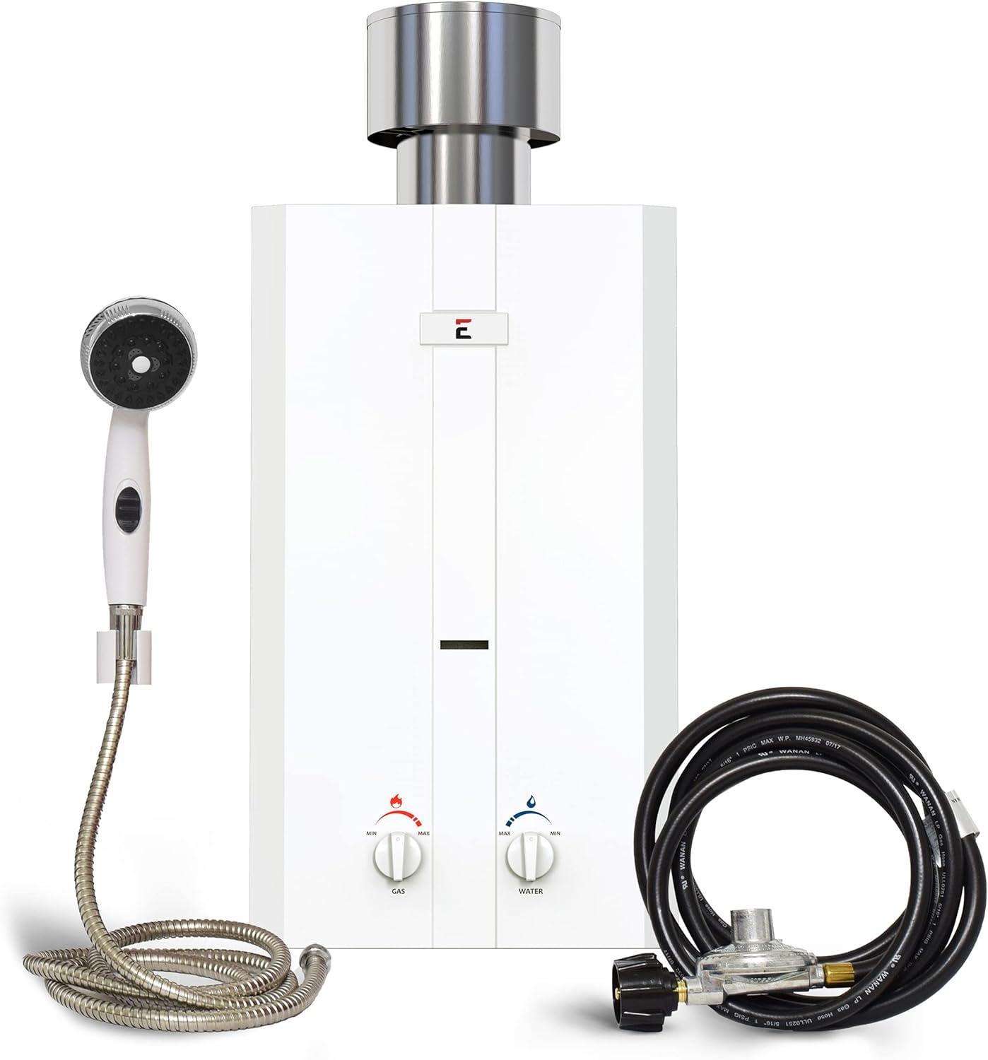 Eccotemp Heaters Eccotemp L10 3.0 GPM Portable Outdoor Tankless Water Heater w/ Shower Set