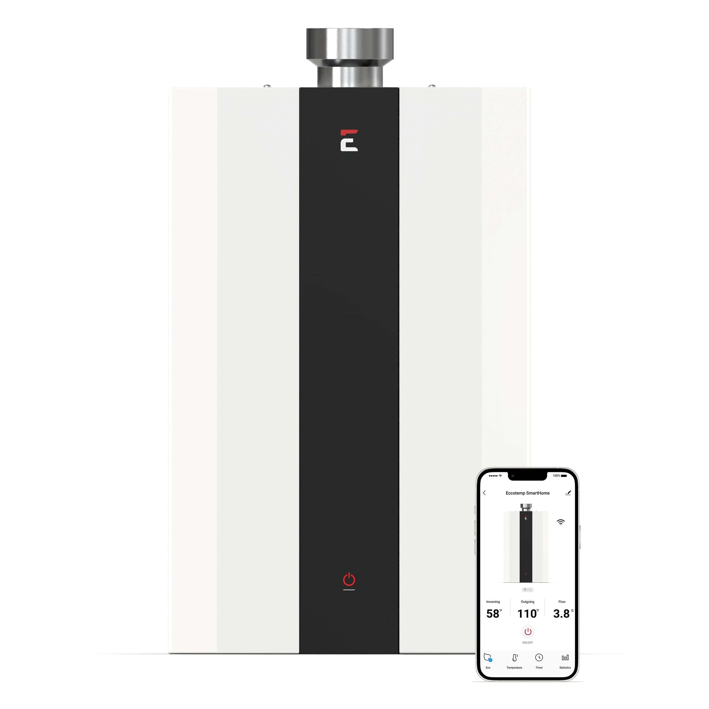 Eccotemp Heaters Eccotemp SH12-A-NG SmartHome Indoor 4.0 GPM Natural Gas Tankless Water Heater
