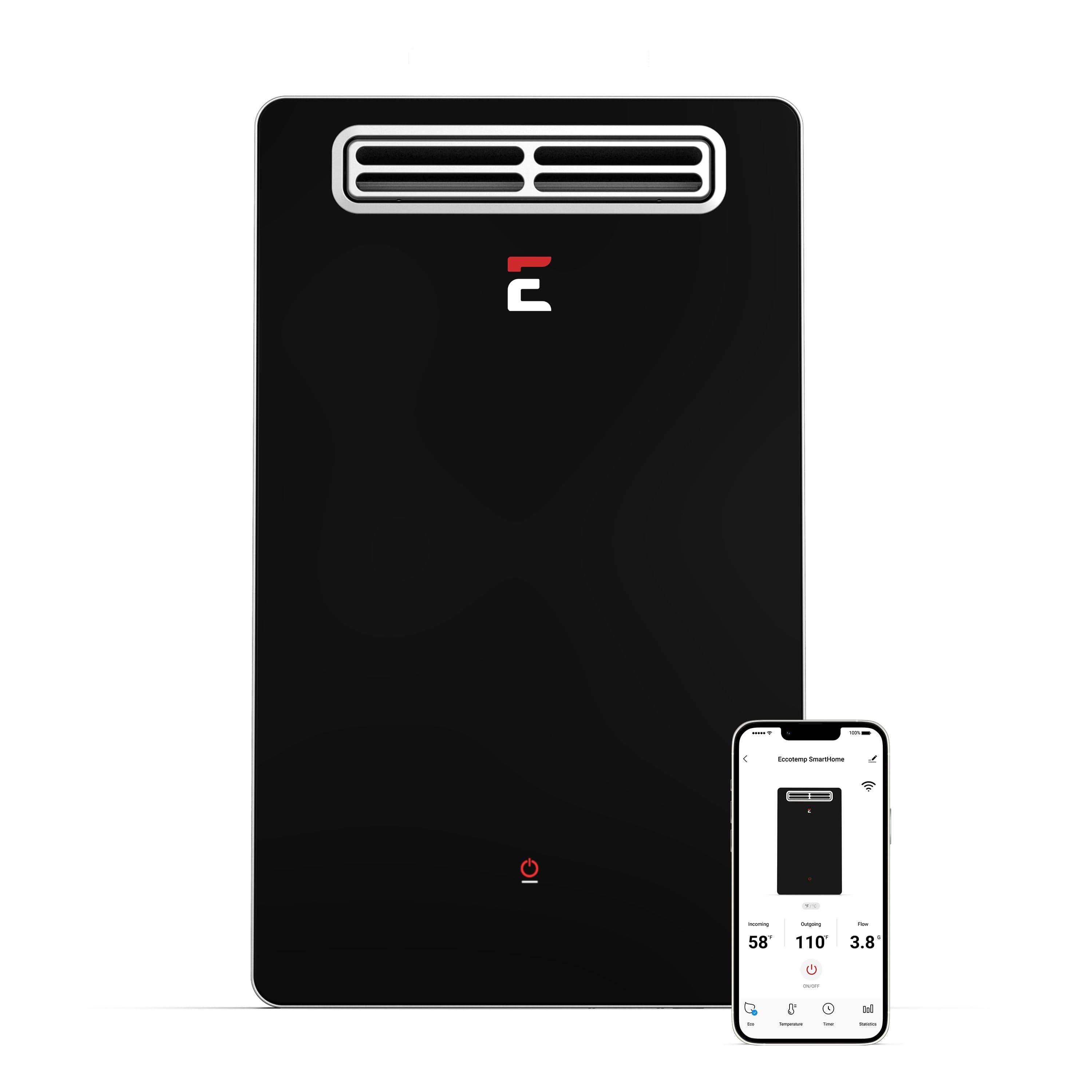 Eccotemp Heaters Eccotemp SmartHome SH22-LP 6.8 GPM Outdoor Liquid Propane Tankless Water Heater, SH22 Series