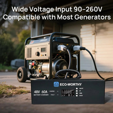 Eco-Worthy Chargers Eco-Worthy 48V 60A Battery Charger