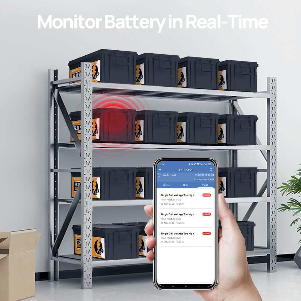 Eco-Worthy Solar Batteries Eco-Worthy LiFePO4 12V 280Ah Lithium Iron Phosphate Battery With Bluetooth