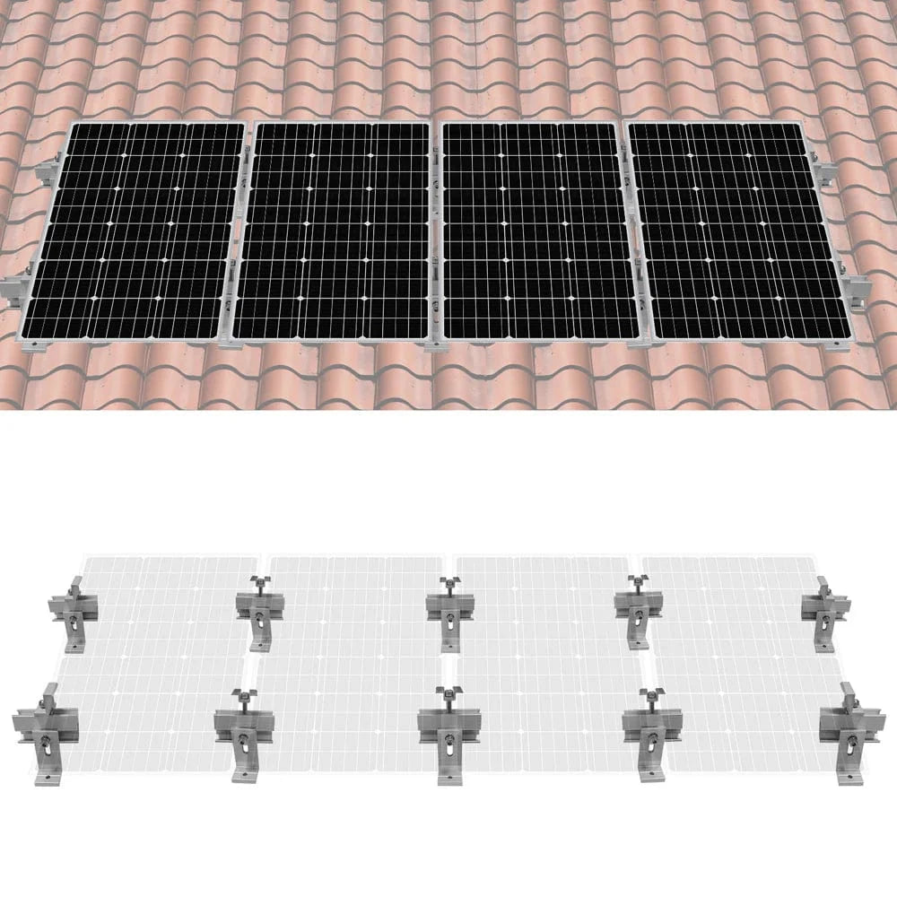 Eco-Worthy Eco-Worthy Roof Solar Panel Mounting Bracket Kit for 1-4 Pieces of Solar Panels