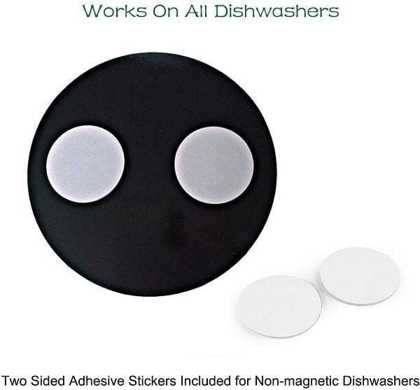 Home Medley Home Essentials Home Medley Dishwasher Magnet Clean Dirty Sign, Round and Rotating Design, Non-Scratching Magnet and 3M Adhesive Stickers, Perfect Kitchen Gadgets for All Dishwashers (White) FREE SHIPPING!!