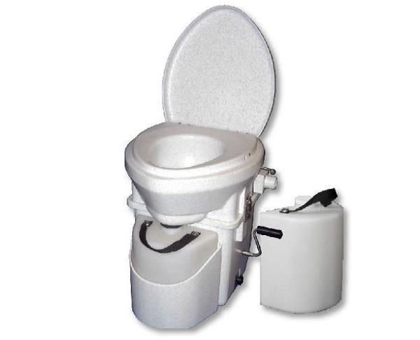 Nature's Head Composting Toilets and Supplies Nature's Head Composting Toilet with Standard Handle and Extra Liquids Bottle - Free Shipping to lower 48 States