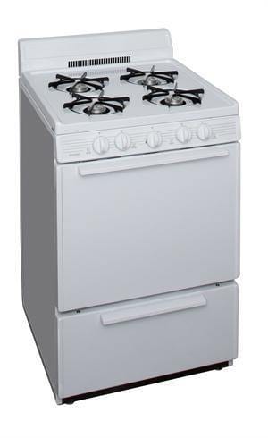 Premier Natural Gas Range/Stove Premier BCK100OP 24&quot; White Battery Ignition Gas Range CALL FOR AVAILABILITY