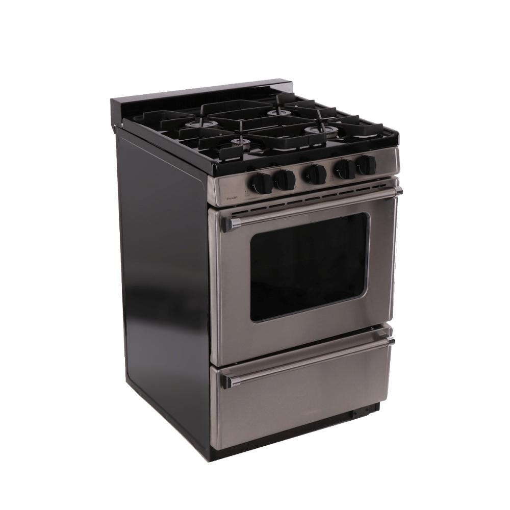 Premier Natural Gas Range/Stove Premier Pro Series P24B3102PS 24" Stainless Range with Battery Ignition