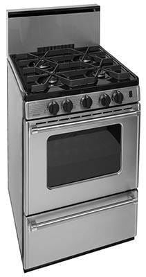 Premier Natural Gas Range/Stove Premier Pro Series P24B3202PS 24" Battery Ignition Stainless Range CALL FOR AVAILABILITY