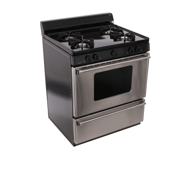 Premier Natural Gas Range/Stove Premier SFK600BP 30" Stainless Electronic Ignition Gas Range