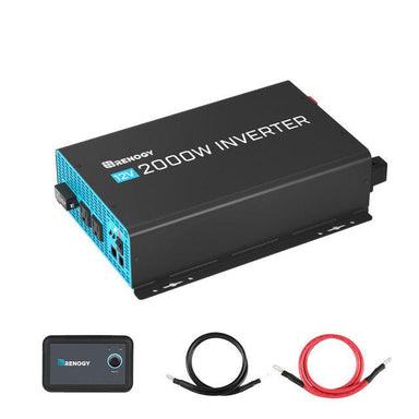 Renogy Solar Charge Controllers and Inverters Renogy 2000W 12V Pure Sine Wave Solar Inverter with Power Saving Mode