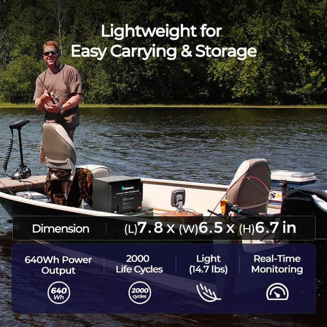 Renogy Solar Batteries Renogy Lithium Iron Phosphate Battery 12 Volt 50 Ah