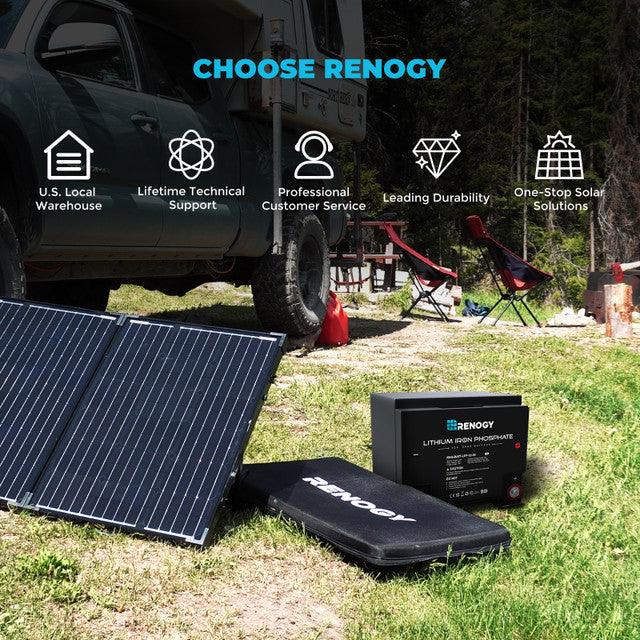 Renogy Solar Batteries Renogy Lithium Iron Phosphate Battery 12 Volt 50 Ah