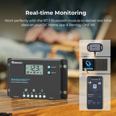 Renogy Solar Charge Controllers and Inverters Renogy Wanderer 10A PWM Solar Charge Controller