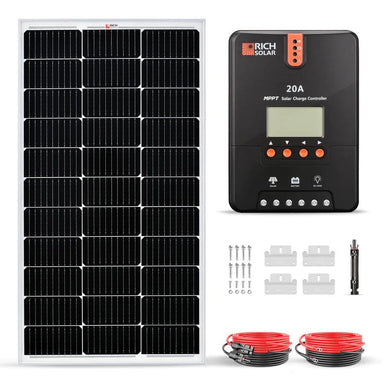 Rich Solar Solar Power Kits 100 Watt Solar Kit - Free Shipping!