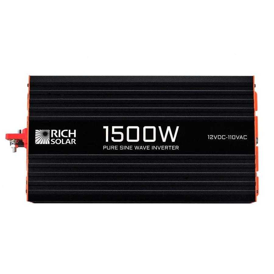 Rich Solar Solar Charge Controllers and Inverters 1500 Watt Industrial Pure Sine Wave Inverter - Free Shipping!