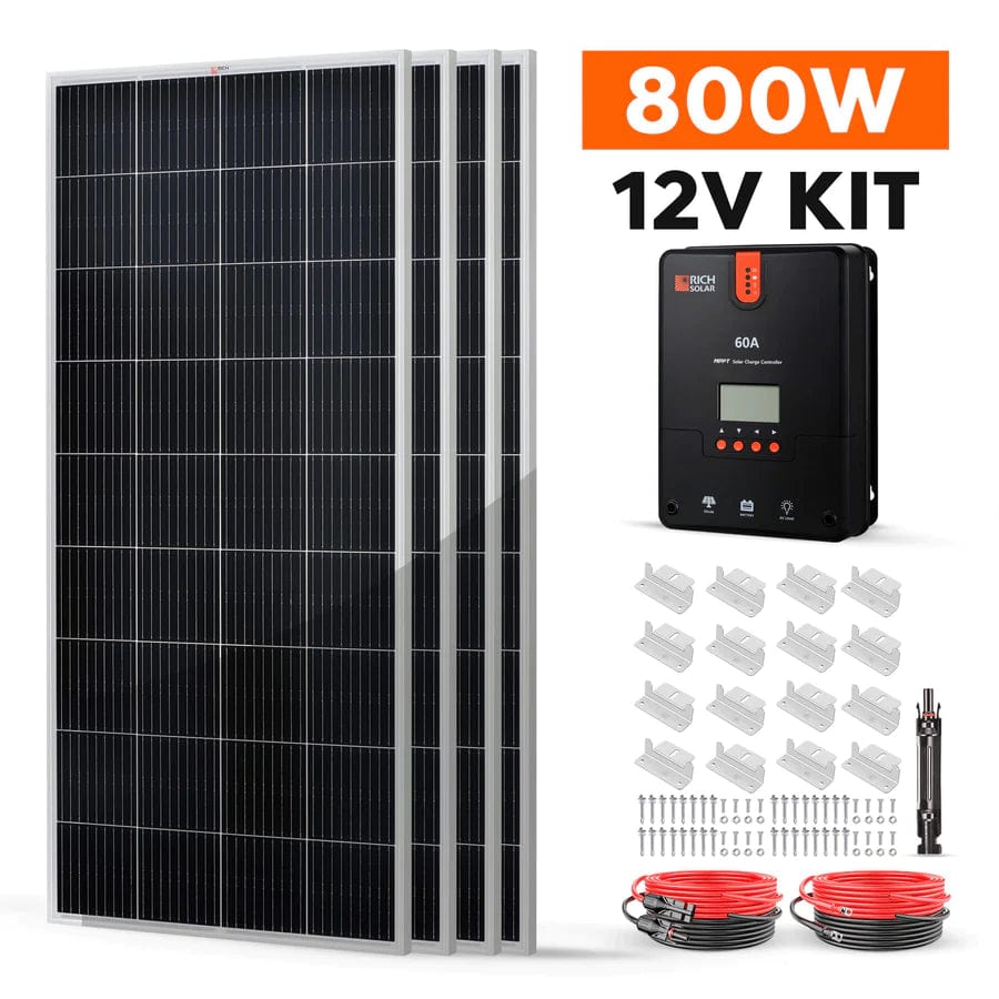 Rich Solar Solar Power Kits 800 Watt Solar Kit - Free Shipping!