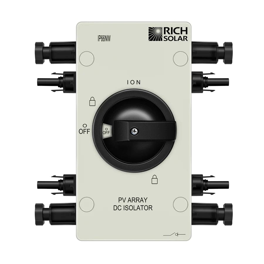 Rich Solar Solar Accessories Solar PV DC Quick Disconnect Switch 1200V 32 Amps - Free Shipping!
