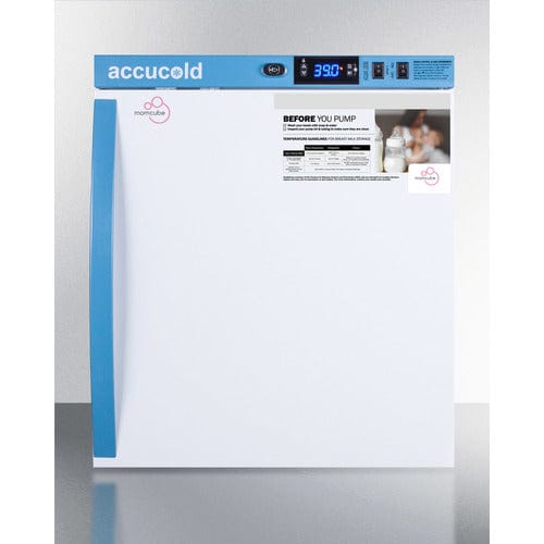 Summit Refrigerators Accucold 1 Cu.Ft. Countertop MOMCUBE® Breast Milk Refrigerator MLRS1MC