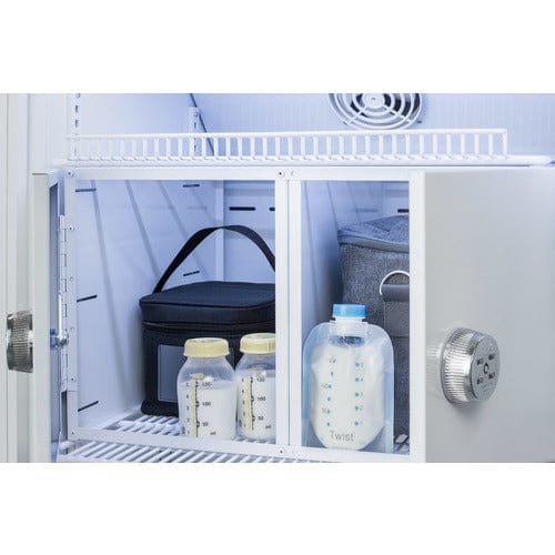 Summit Refrigerators Accucold 12 Cu.Ft. MOMCUBE® Breast Milk Refrigerator MLRS12MCLK