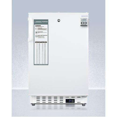 Summit Refrigerators Accucold 20" Wide Built-In Healthcare All-Refrigerator, ADA Compliant ADA404REFAL