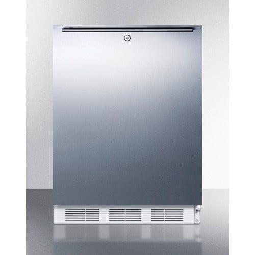 Summit Refrigerators Accucold 24" Wide All-Refrigerator, ADA Compliant FF6LW7SSHHADA