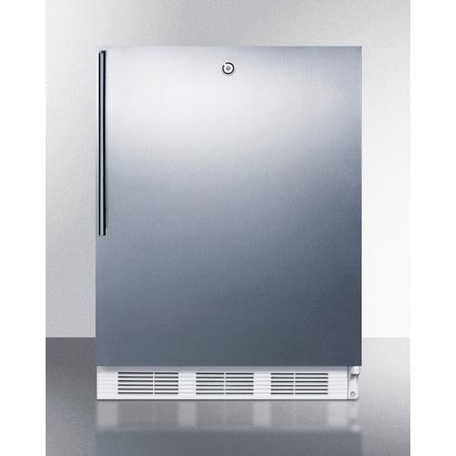 Summit Refrigerators Accucold 24&quot; Wide All-Refrigerator, ADA Compliant FF6LW7SSHVADA