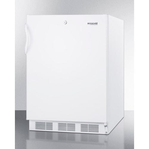Summit Refrigerators Accucold 24&quot; Wide All-Refrigerator, ADA Compliant FF6LWADA