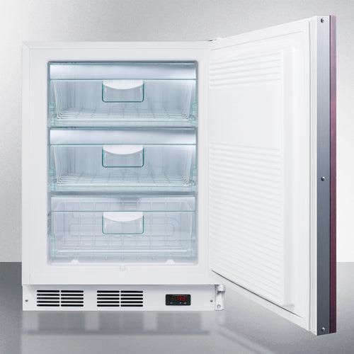 Summit Freezers Accucold 24" Wide Built-In All-Freezer, ADA Compliant (Panel Not Included) VT65MLBIIFADA