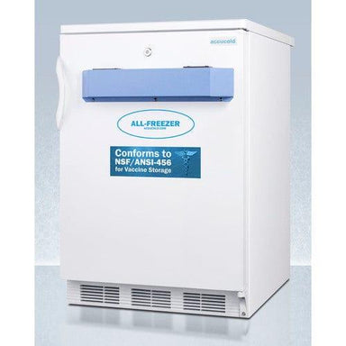 Summit Pharmacy Freezer Accucold 24" Wide Built-In All-Freezer, Certified to NSF/ANSI 456 Standard for Vaccine Storage VT65MLVAC456