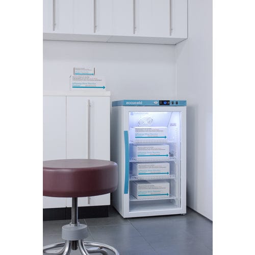 Summit Refrigerators Accucold 3 Cu.Ft. Counter Height Vaccine Refrigerator, Certified to NSF/ANSI 456 Vaccine Storage Standard ARG3PV456