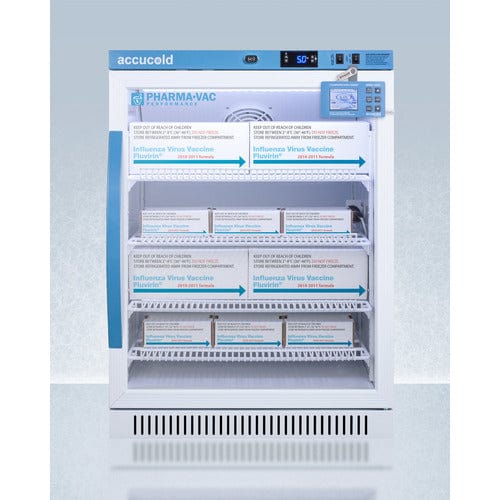 Summit Refrigerators Accucold 6 Cu.Ft. ADA Height Vaccine Refrigerator ARG6PVDL2B