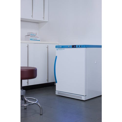 Summit Laboratory Freezers Accucold 6 Cu.Ft. ADA Height Vaccine Refrigerator, Certified to NSF/ANSI 456 Vaccine Storage Standard ARS6PV456