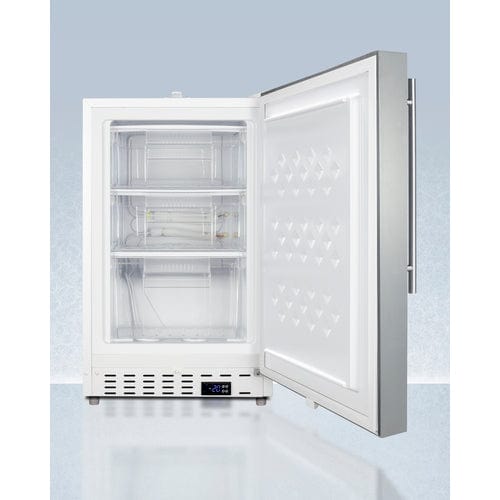 Summit Refrigerators Accucold ADA305AFSSHVLHD  20" Wide Built-In Healthcare All-Freezer | ADA