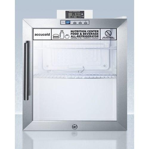 Summit Refrigerators Accucold Compact Beverage Center SCR215LNZ