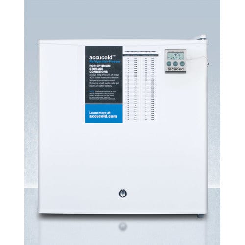 Summit Refrigerators Accucold Compact Refrigerator-Freezer S19LWHPLUS2