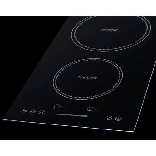 Summit Summit 12&quot; Wide 208-240V 2-Zone Induction Cooktop SINC2B230B