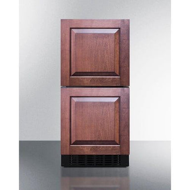 Summit Refrigerators Summit 15" Wide 2-Drawer All-Refrigerator, ADA Compliant (Panels Not Included) ASDR1524PNR