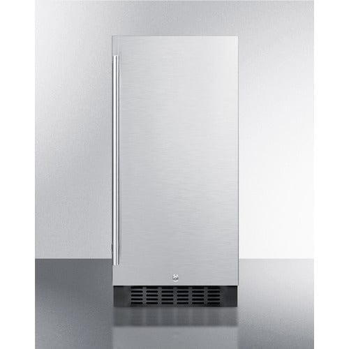 Summit Refrigerators Summit 15" Wide Built-In All-Refrigerator FF1532BCSS