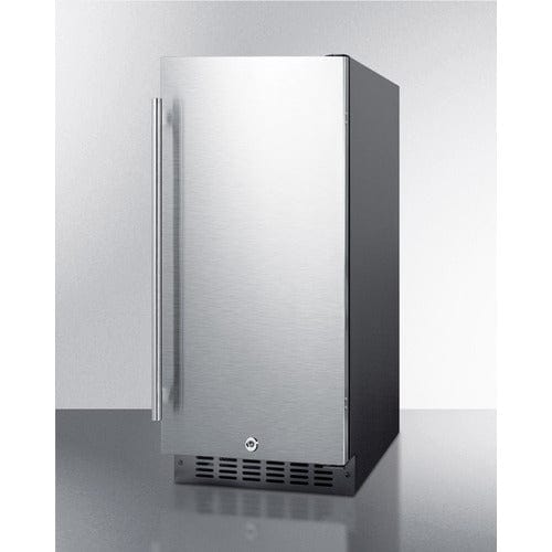 Summit Refrigerators Summit 15&quot; Wide Built-In All-Refrigerator FF1532BSS