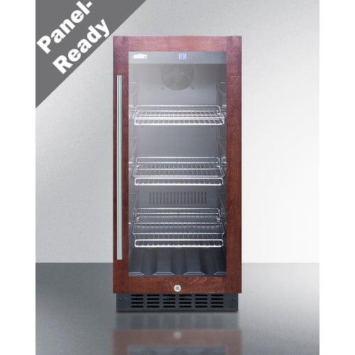 Summit Beverage Center Summit 15" Wide Built-In Beverage Center (Panel Not Included) SCR1536BGPNR