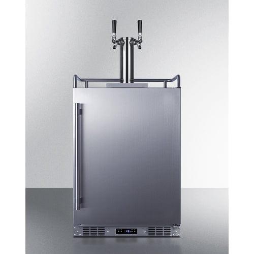 Summit Kegerator Summit 15" Wide Built-In Kegerator SBC682CFTWIN